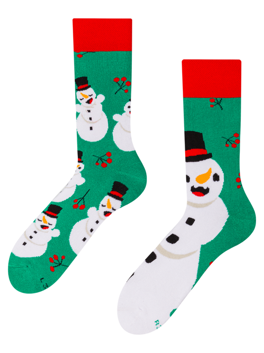 Warm Socks Mr & Mrs Snowman