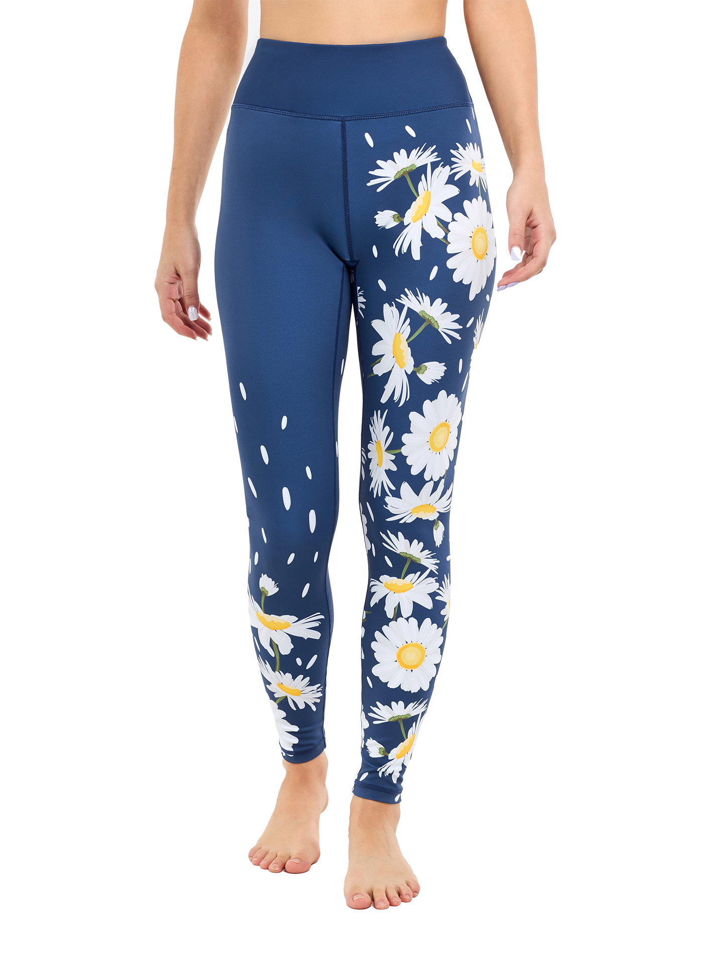 Gym Leggings Spring Daisies