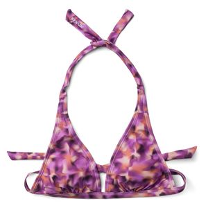 Triangle Bikini Top Pink Camouflage