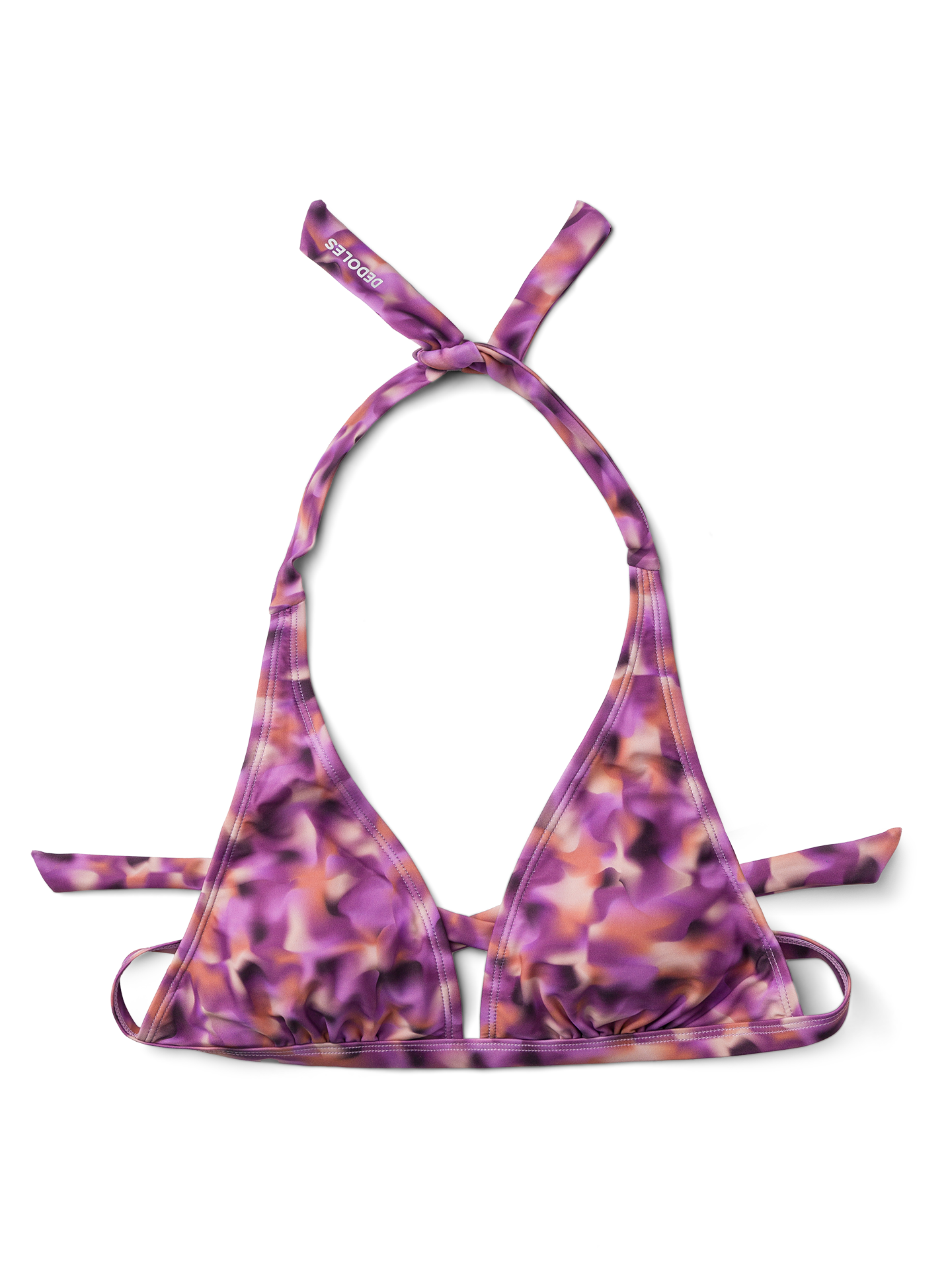 Triangle Bikini Top Pink Camouflage