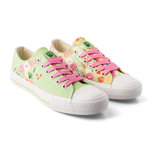 Canvas Shoes Flower Garden