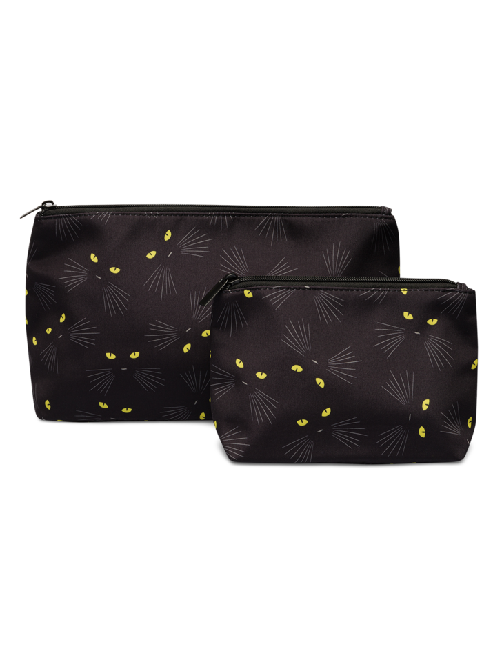 Cosmetic Bag 2-Pack Cat Eyes