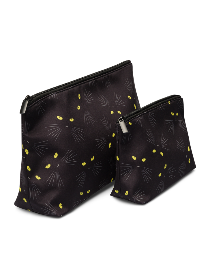 Cosmetic Bag 2-Pack Cat Eyes