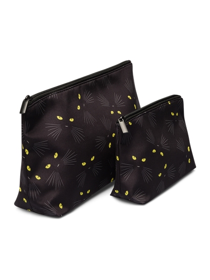 Cosmetic Bag 2-Pack Cat Eyes