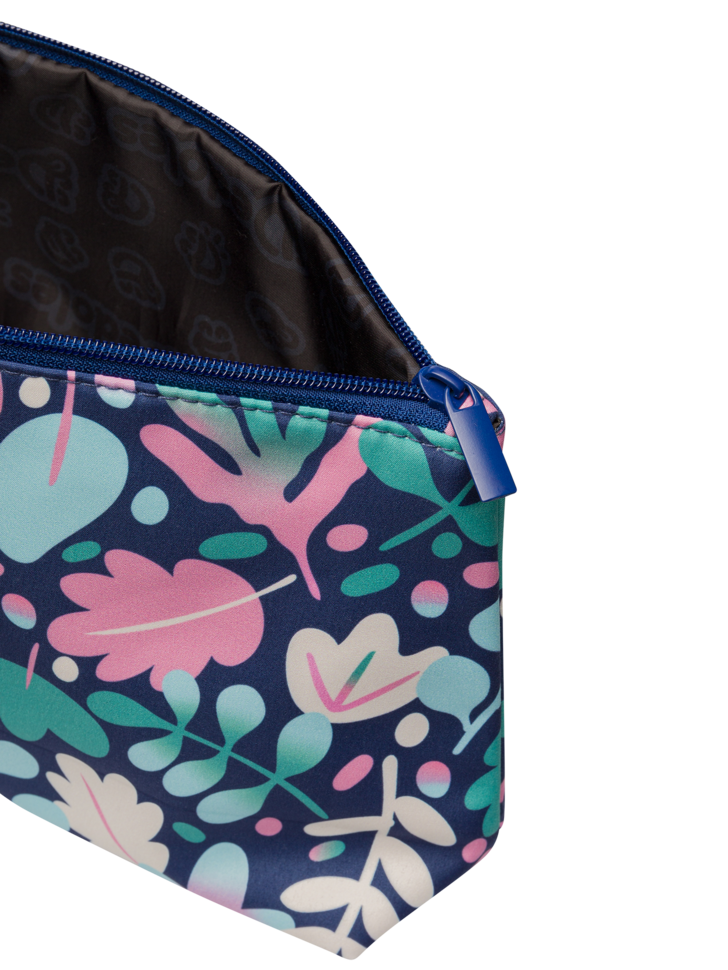 Cosmetic Bag 2-Pack Colorful Leaves