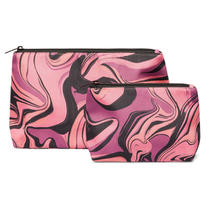 Cosmetic Bag 2-Pack Liquid Colors