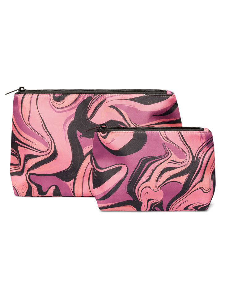 Cosmetic Bag 2-Pack Liquid Colors