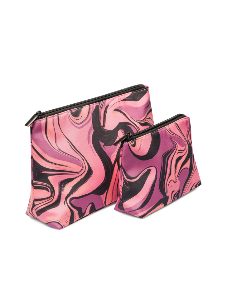 Cosmetic Bag 2-Pack Liquid Colors