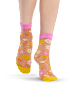 Nylon Socks Flower Garden