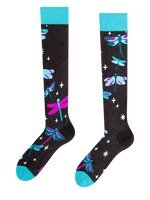 Knee High Socks Dragonflies at Night