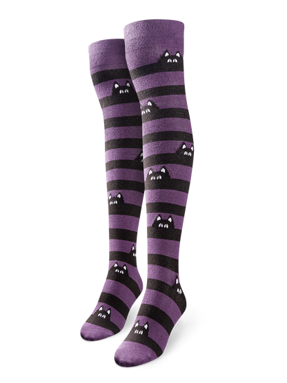 Over the Knee Socks Hidden Cats