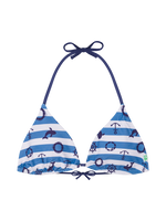 Triangle Bikini Top Sailor Stripes