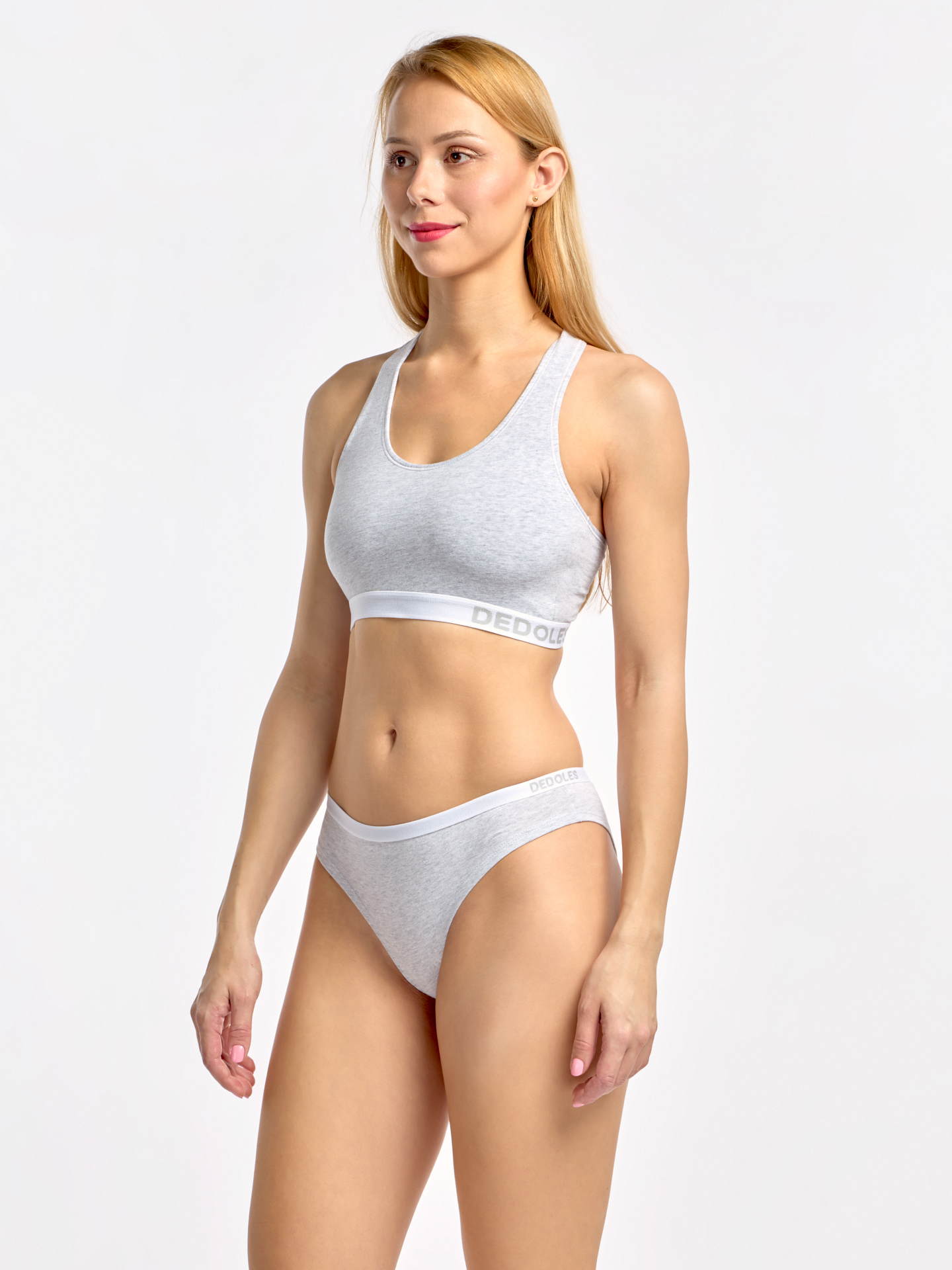 Grey Melange Women's Bralette