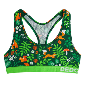 Women's Bralette Forest Animals