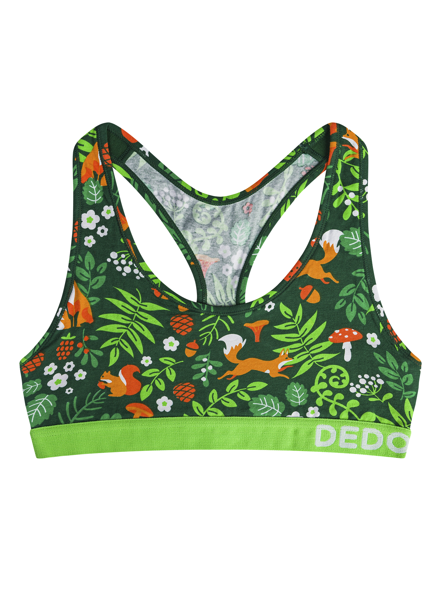 Women's Bralette Forest Animals