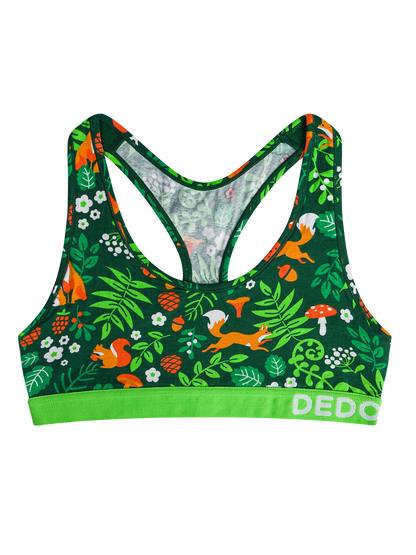 Women's Bralette Forest Animals