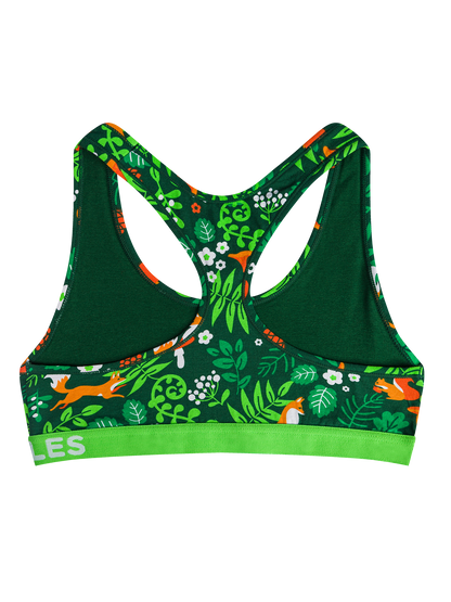 Women's Bralette Forest Animals