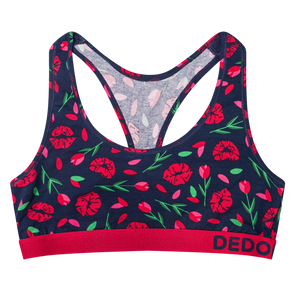 Women's Bralette Tulip Lips