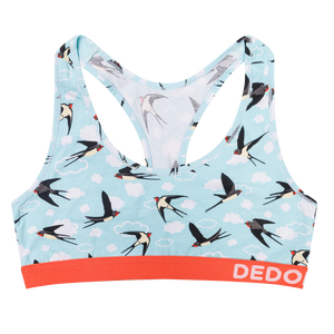 Women's Bralette Swallow Birds