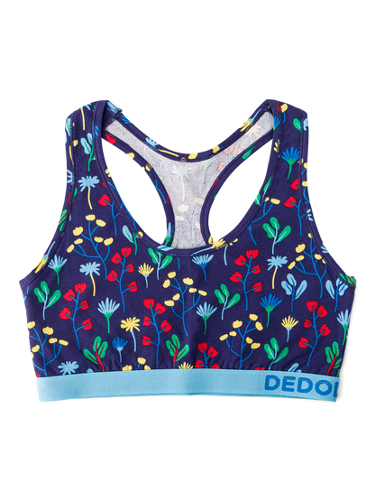 Women's Bralette Aquarelle Flowers