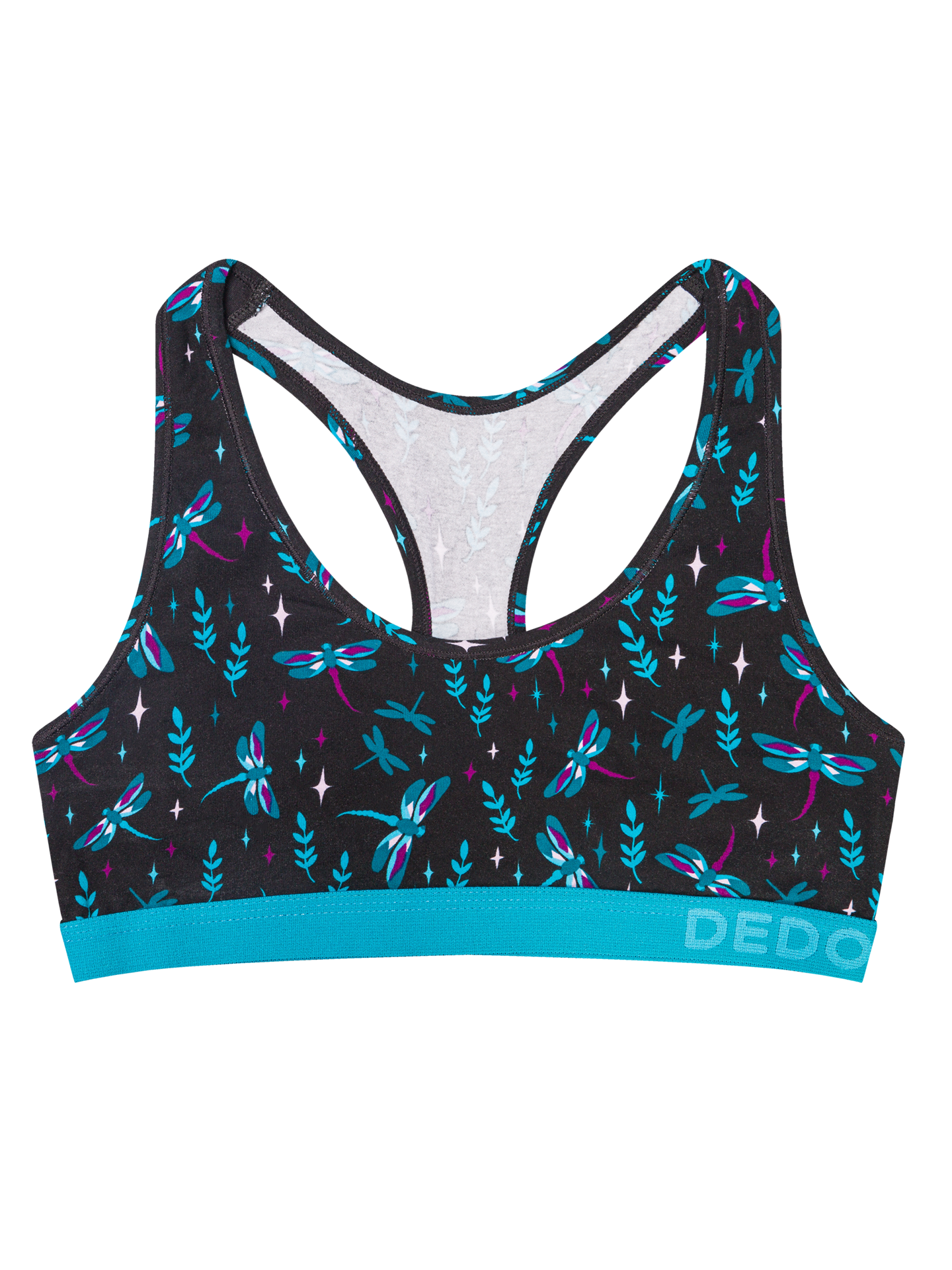 Women's Bralette Dragonflies at Night