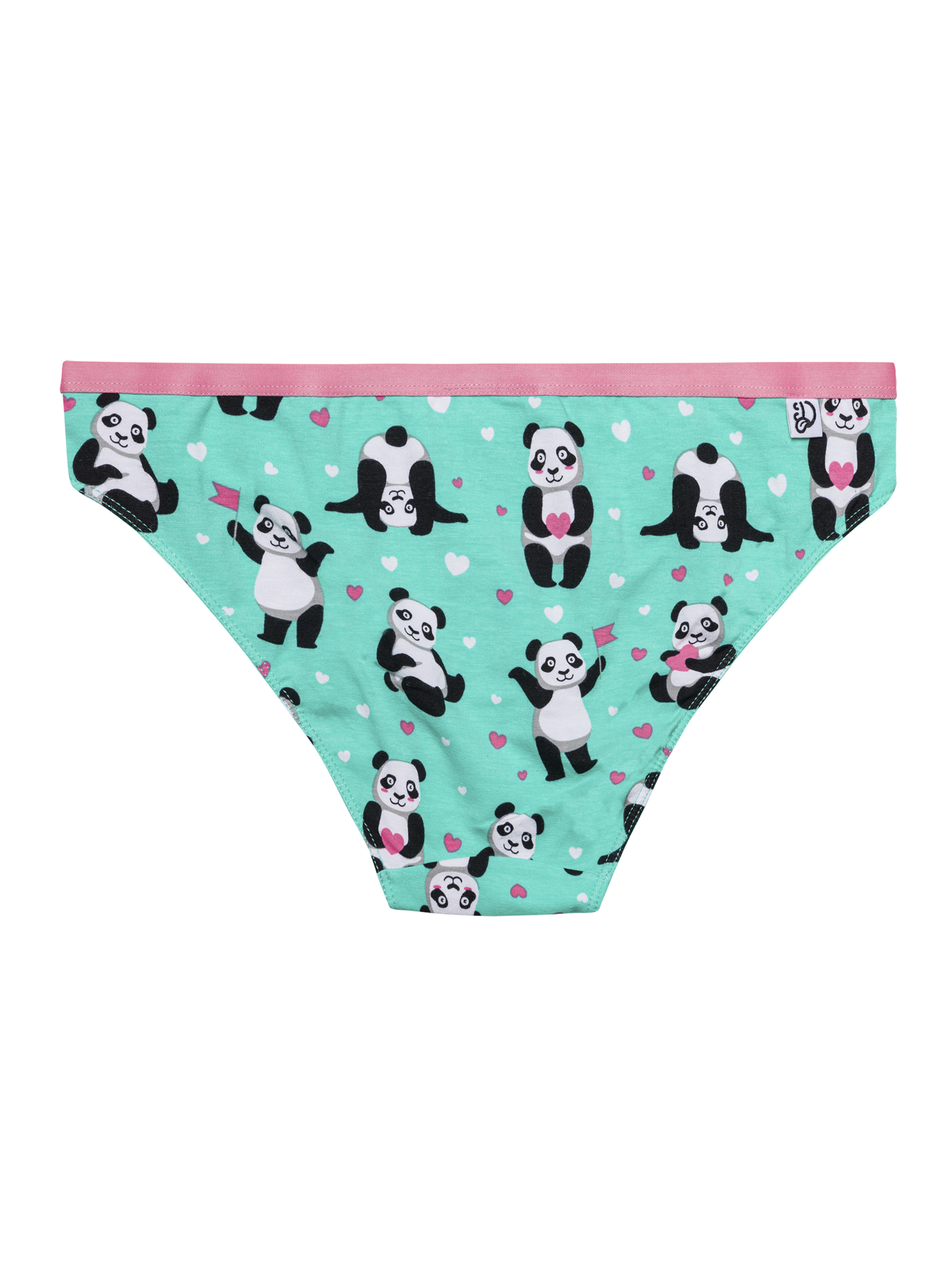 Women's Briefs Panda & Hearts