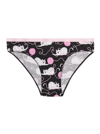 Women's Briefs Cat & Ball