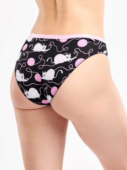 Women's Briefs Cat & Ball