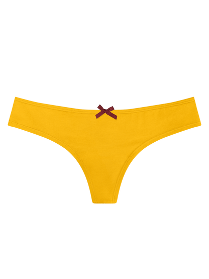 Mustard Yellow Women's Brazilian Panties