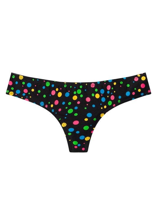 Women's Brazilian Panties Neon Dots