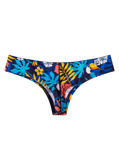 Women's Brazilian Panties Tropical Toucan