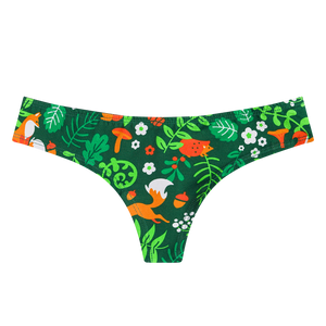 Women's Brazilian Panties Forest Animals