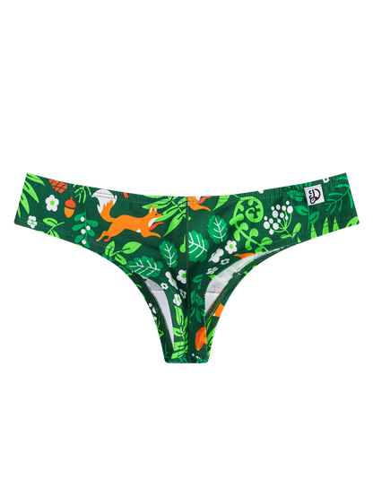 Women's Brazilian Panties Forest Animals