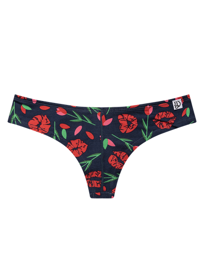 Women's Brazilian Panties Tulip Lips