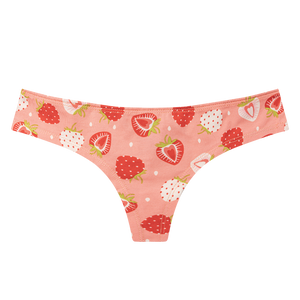 Women's Brazilian Panties Sweet Strawberries