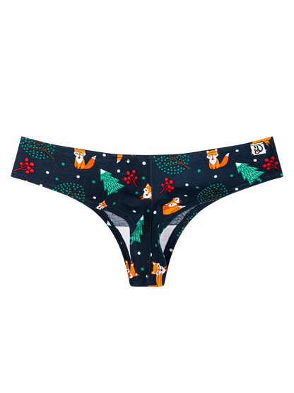 Women's Brazilian Panties Red Fox