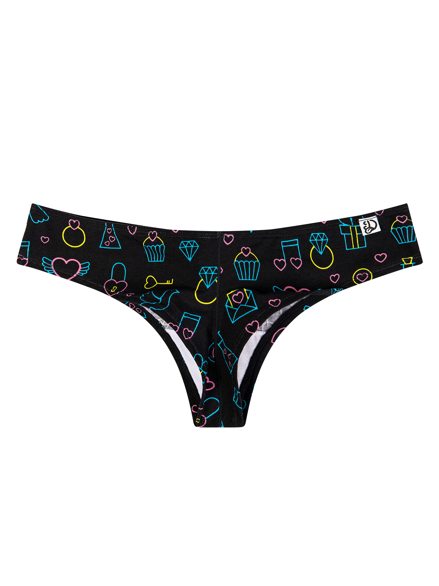 Women's Brazilian Panties Neon Love