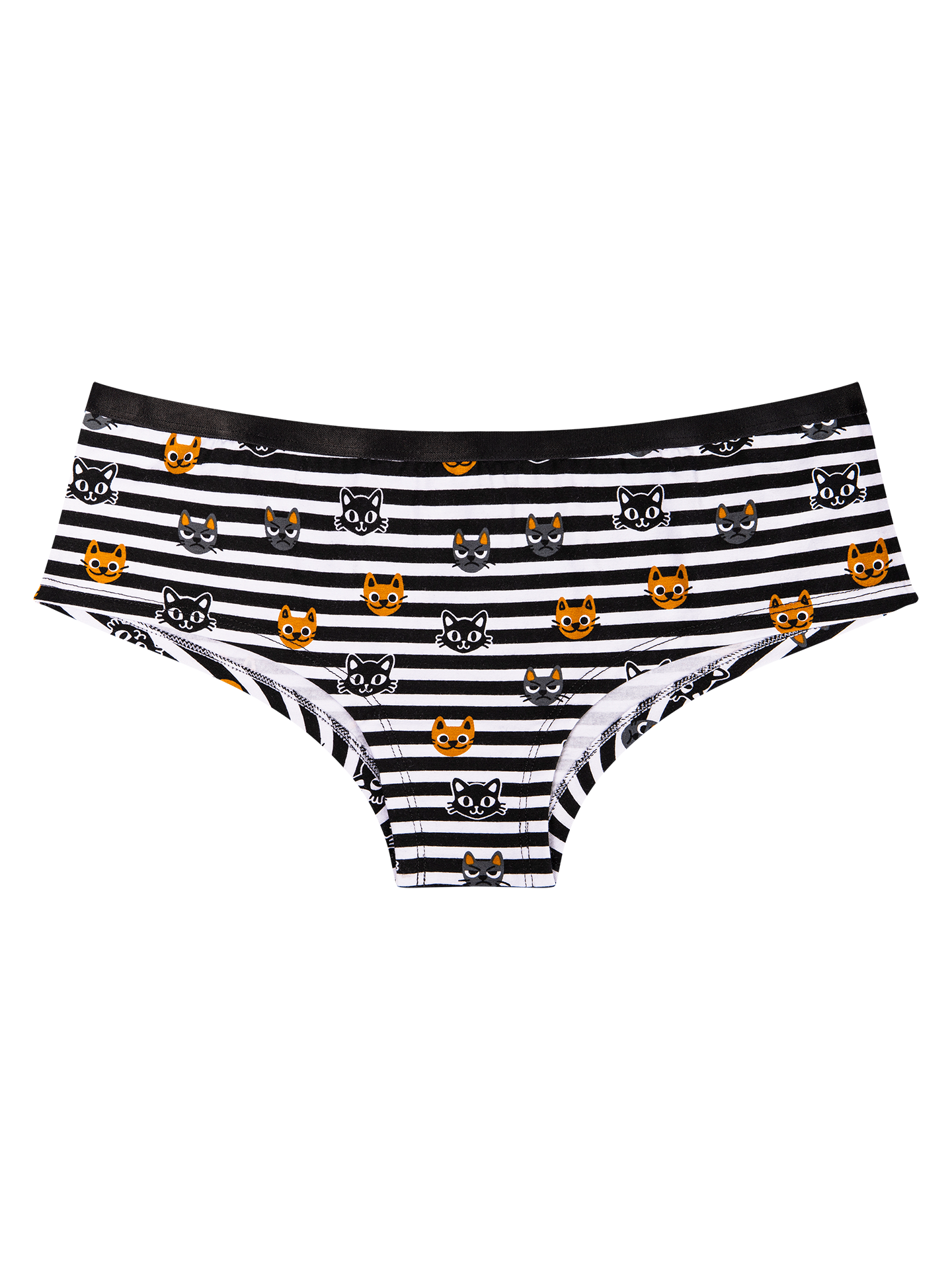 Women's Hipster Briefs Cats & Stripes