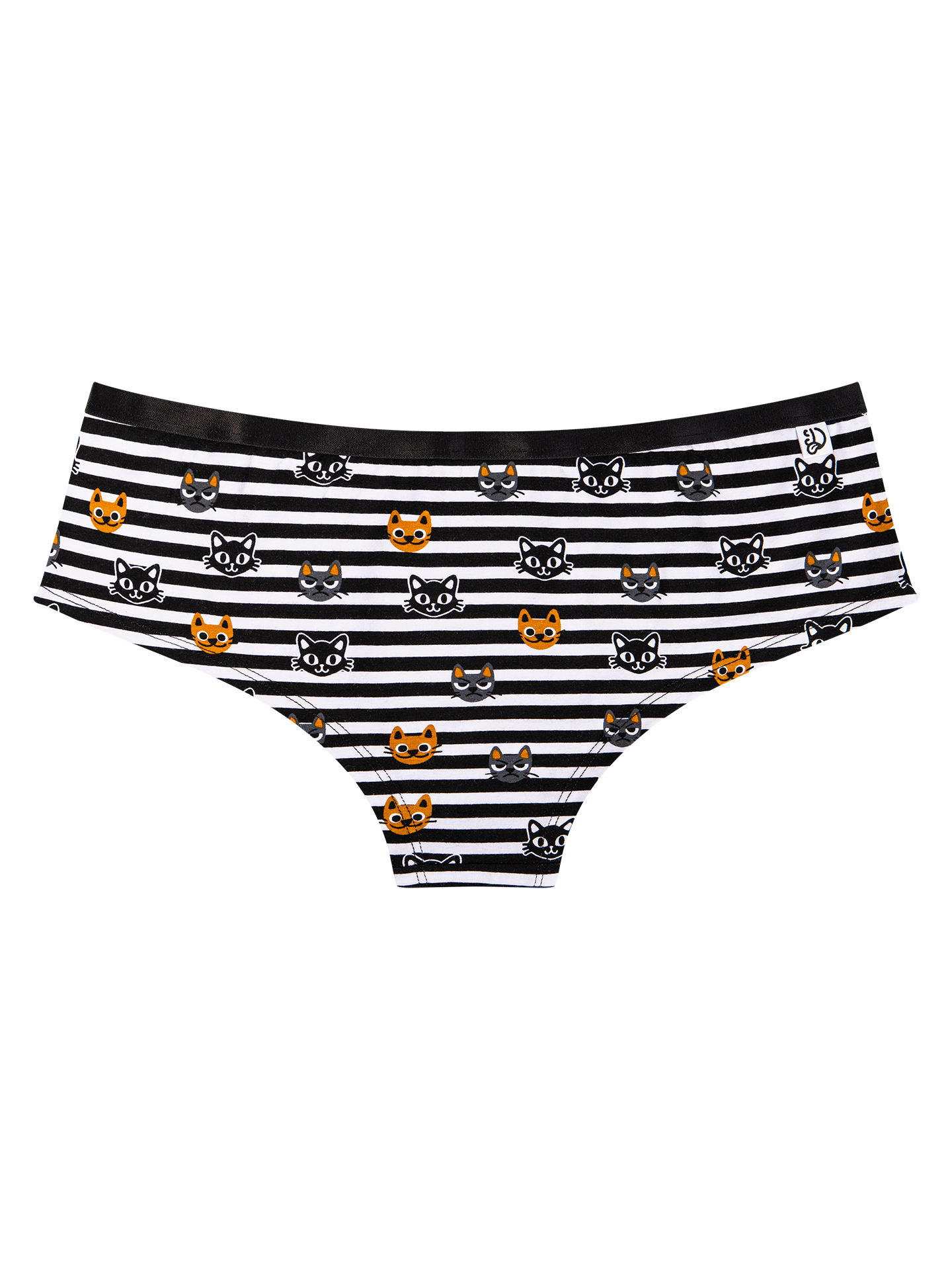 Women's Hipster Briefs Cats & Stripes