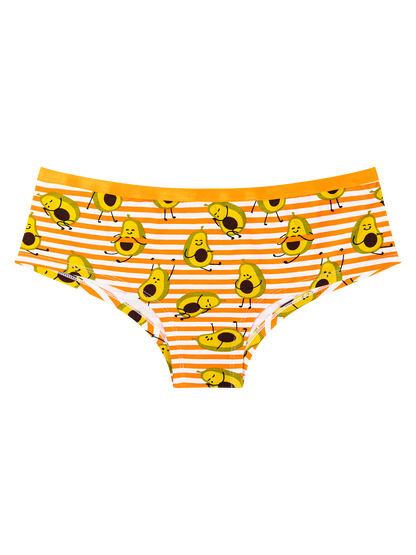 Women's Hipster Briefs Funny Avocado