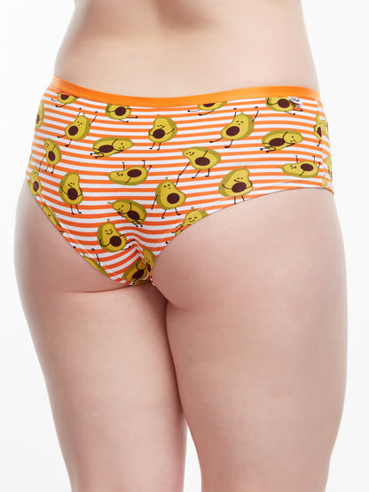 Women's Hipster Briefs Funny Avocado