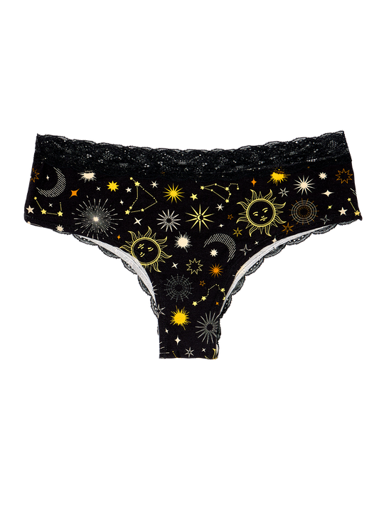 Women´s Lace Briefs Zodiac Sky