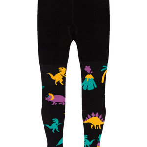 Kids' Tights Dinos & Volcanos