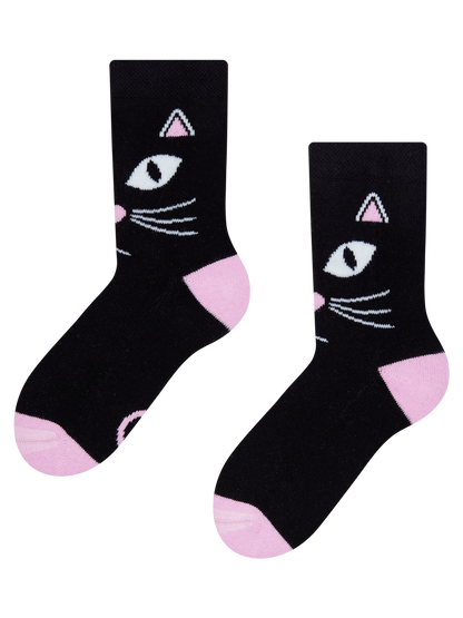 Kids' Warm Socks Cat's Gaze