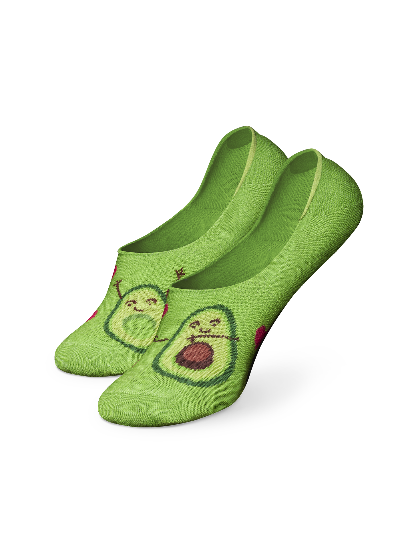 No Show Socks Avocado Love