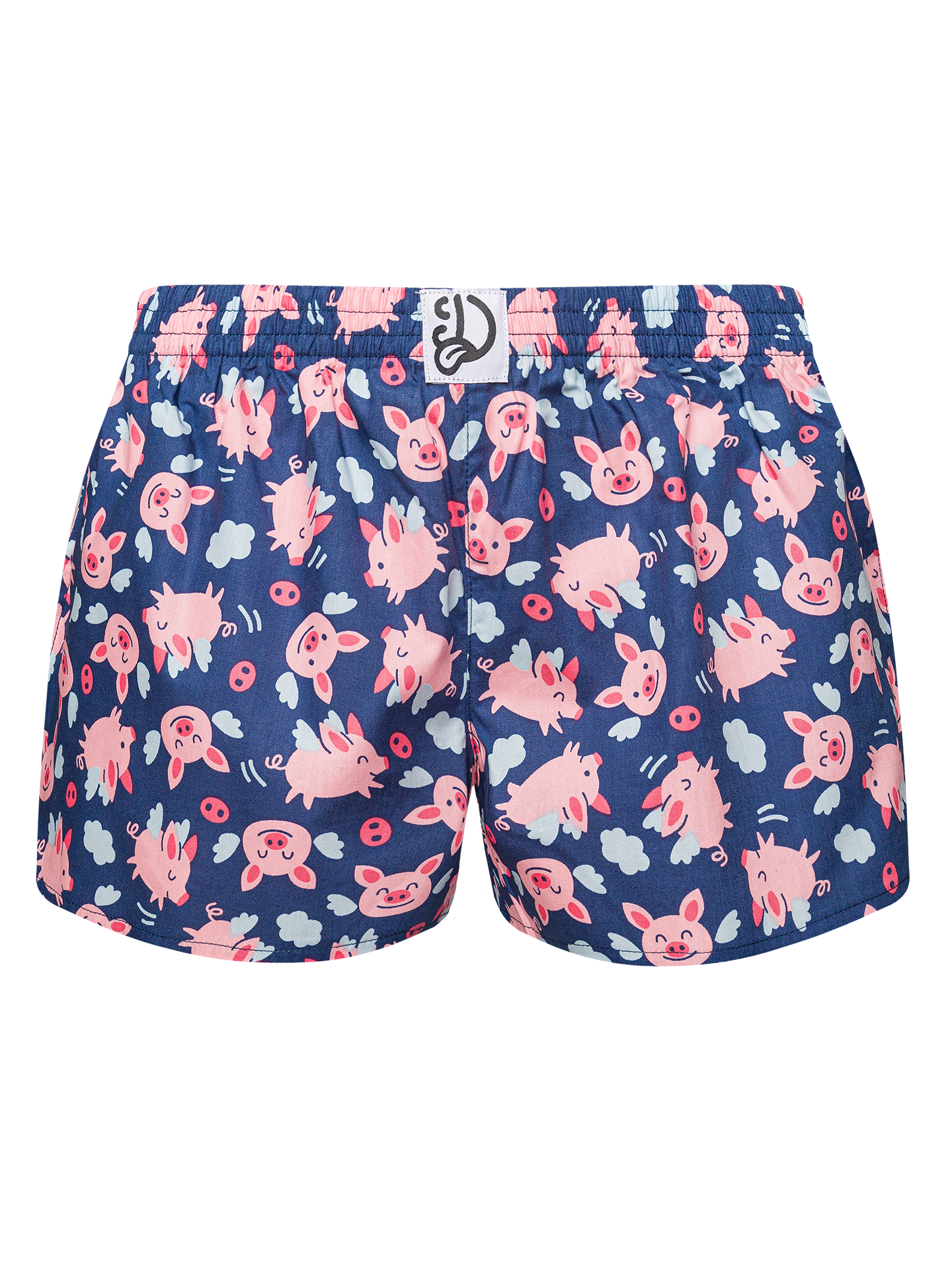 Women's Boxer Shorts Flying Pigs