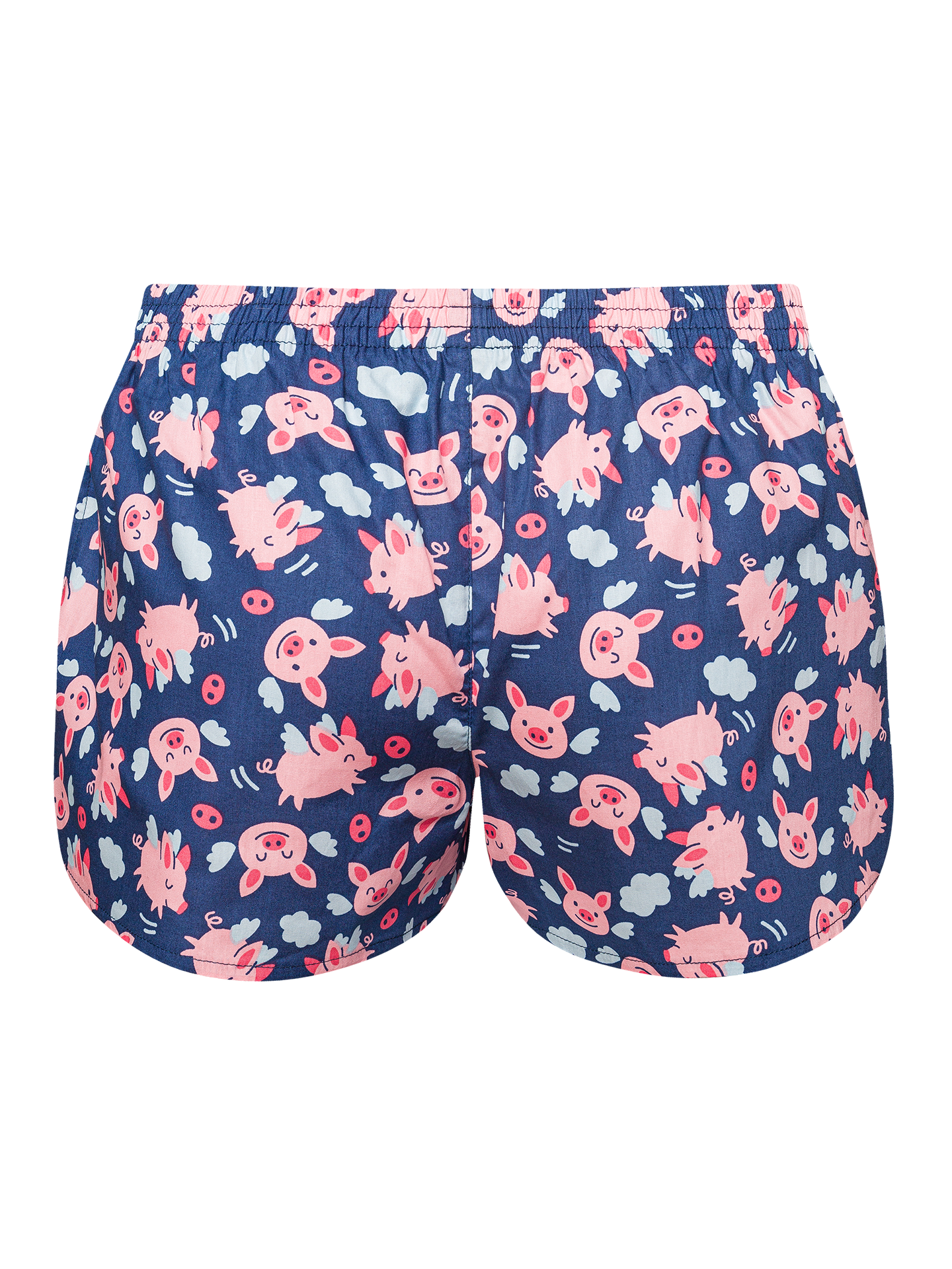 Women's Boxer Shorts Flying Pigs