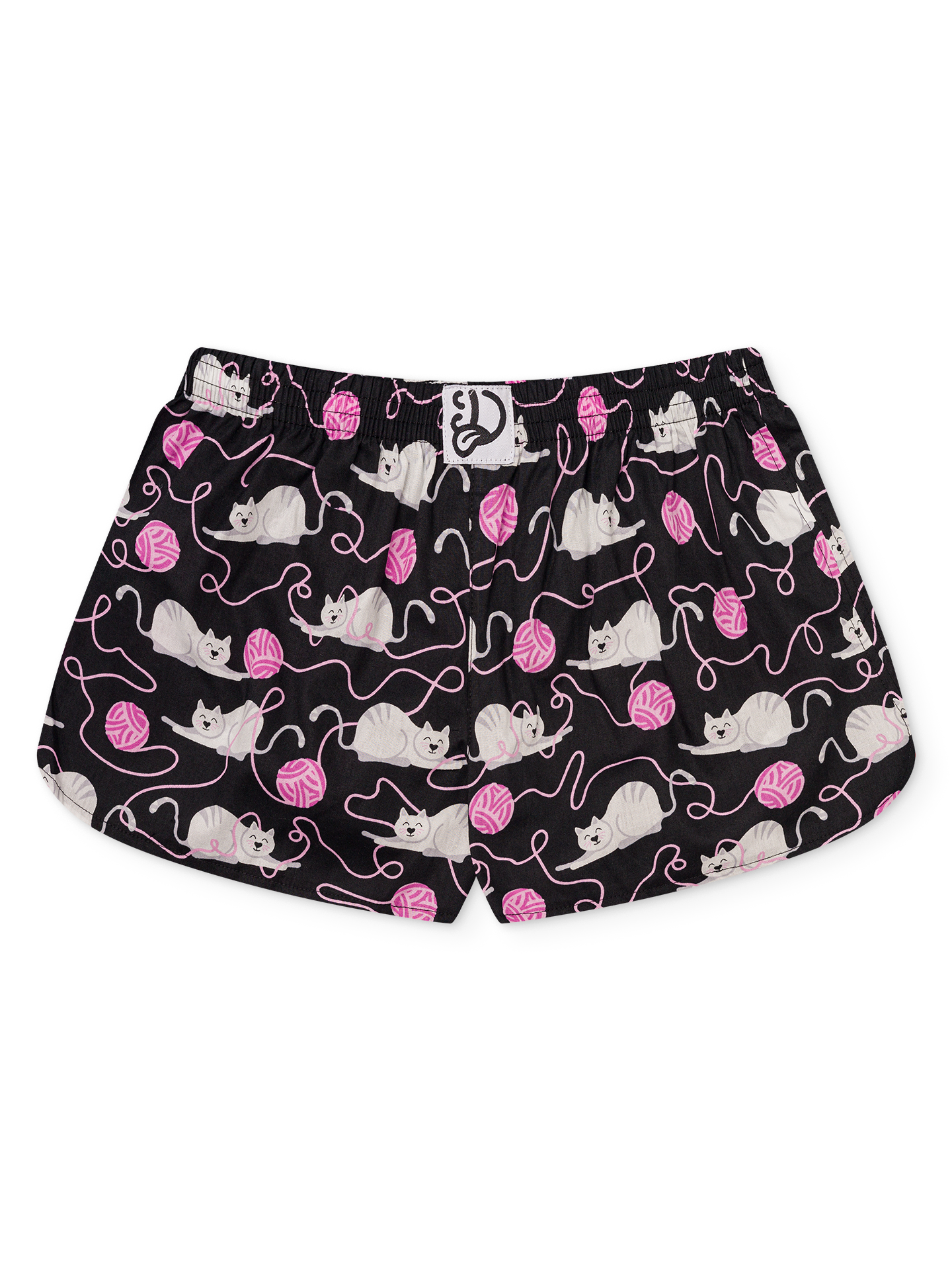 Women's Boxer Shorts Cat & Ball