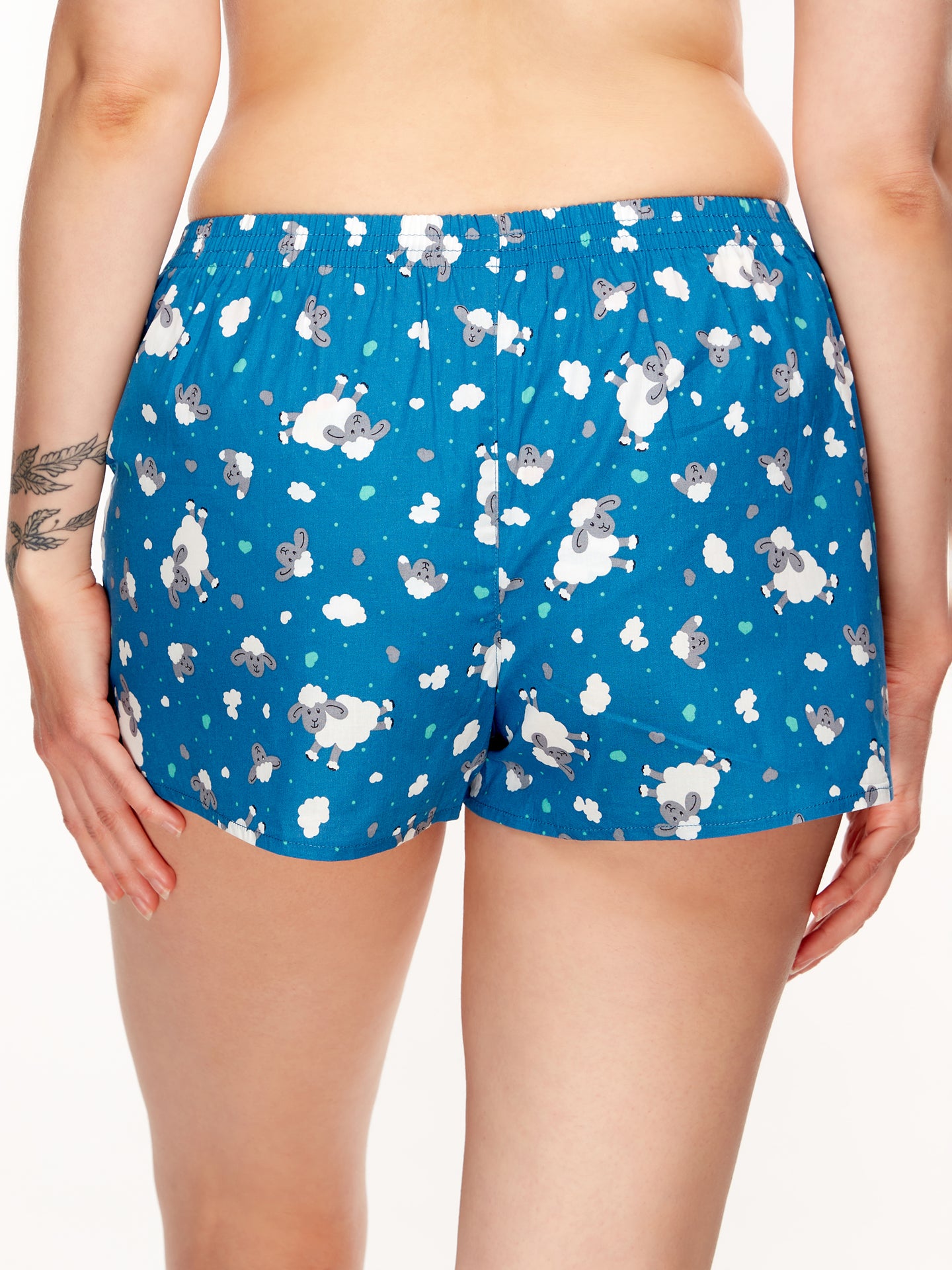 Women's Boxer Shorts Sheep & Clouds