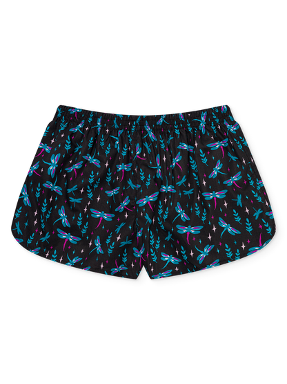 Women's Boxer Shorts Dragonflies at Night